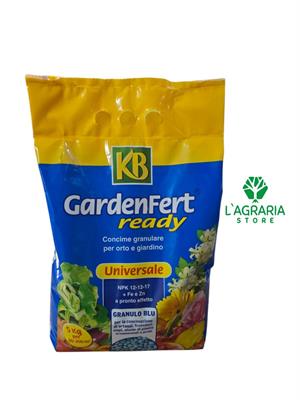 Garden Fert Ready 5 Kg NPK  12-12-17 +Fe +Zn CONCIME UNIVERSALE